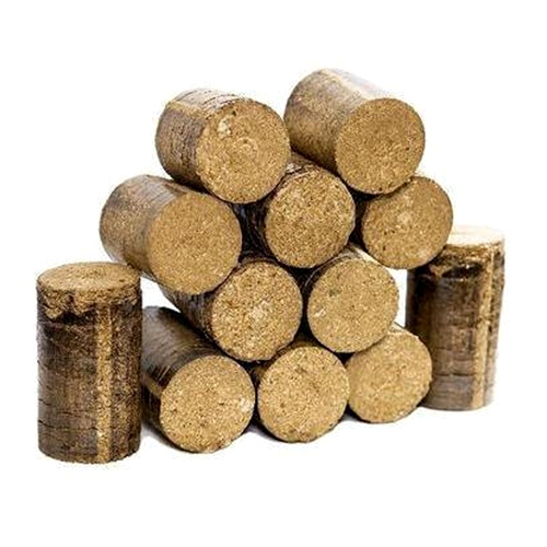 Groundnut Briquette - Color: Brown