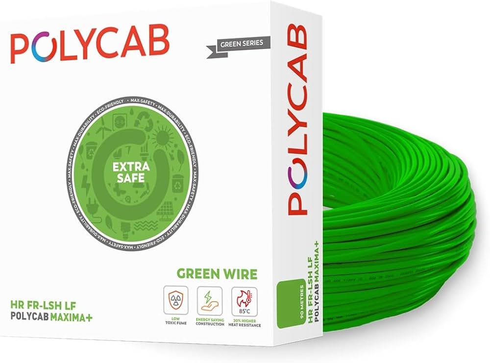 Polycab Wires & Cables - Color: Black