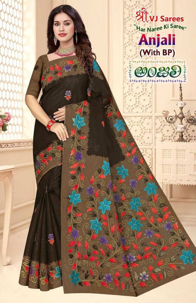 Vj Anjali Vol-01 A Cotton Sarees