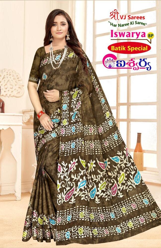 VJ Iswarya Batik Speical Vol-01  Cotton Sarees