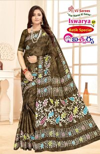 VJ Iswarya Batik Speical Vol-01  Cotton Sarees