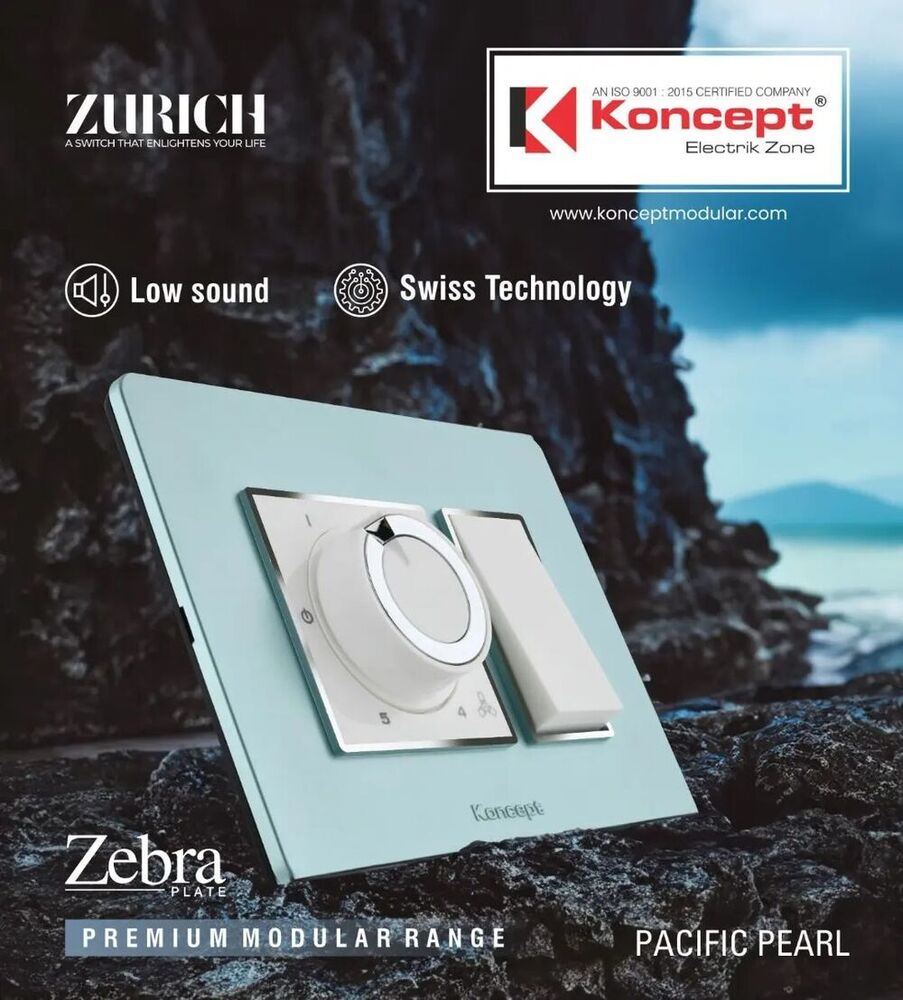 Koncept modular Switches, Sockets, Cover Plates & Regulator