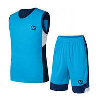 Basketball Wear Set - Color: Blue