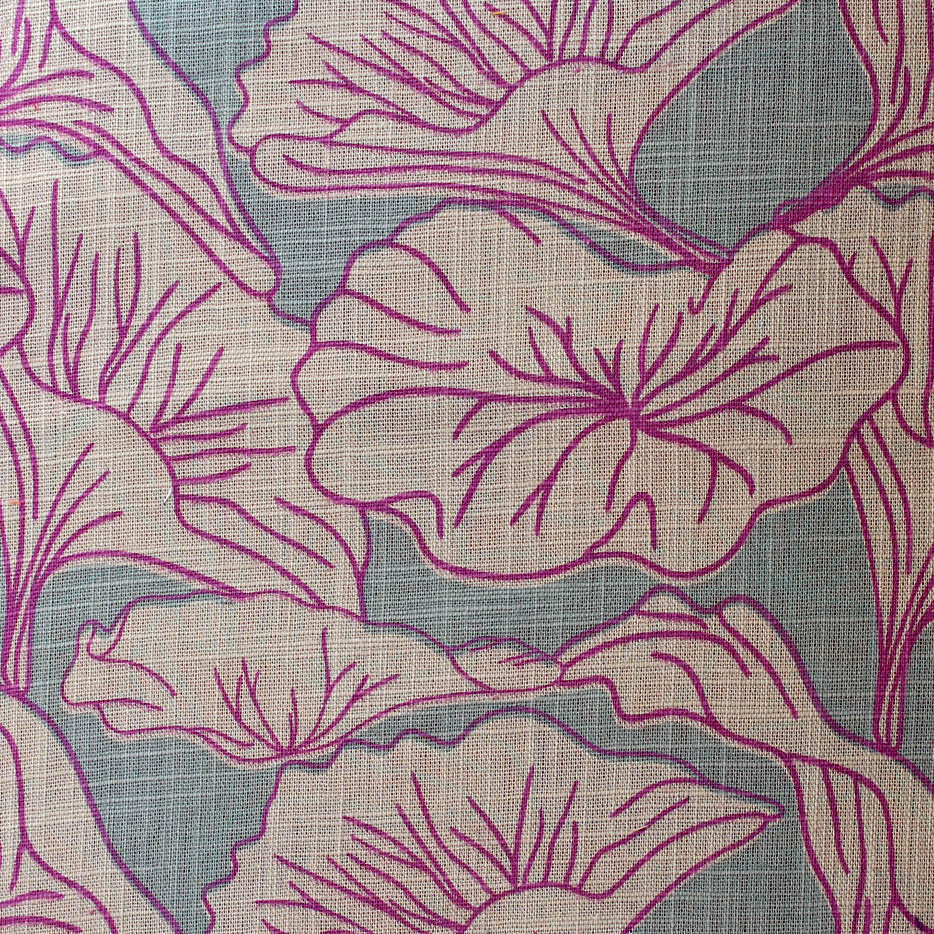 Discharge Printed Cotton Thokka Fabric