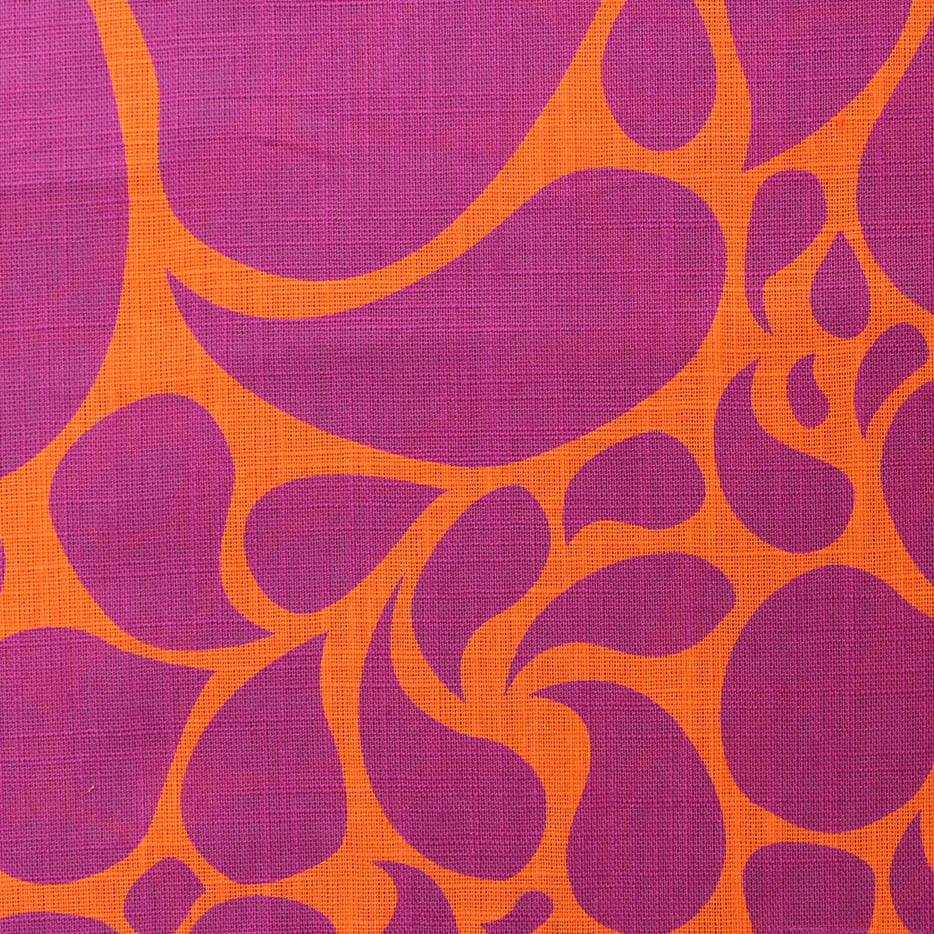 Discharge Printed Cotton Thokka Fabric
