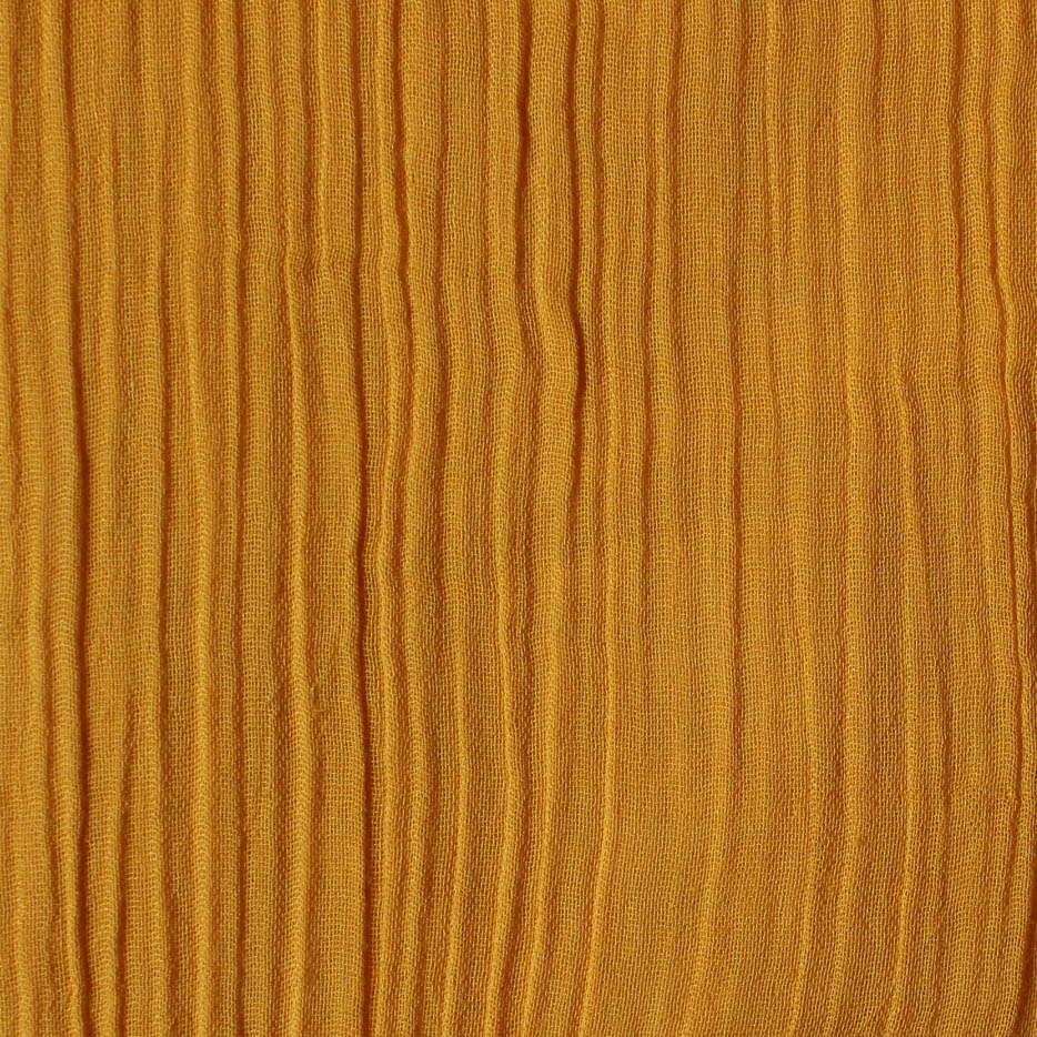Organic Cotton Dyed Double Crinkle Muslin Fabric