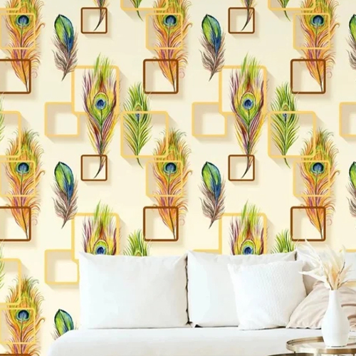 Printed Designer Wallpaper - Material: Acrylic