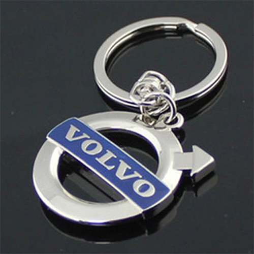 Plain Steel Keychain - Color: Silver
