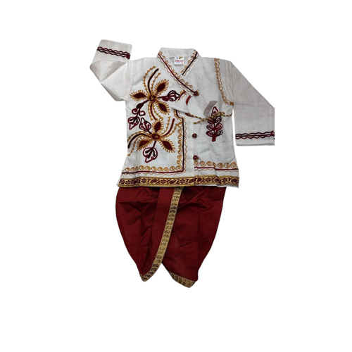 Kids Lucknow Chikan Kurta Pyjama