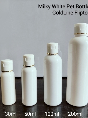 Milky White Pet Bottle - Dimension (L*W*H): 150 Millimeter (Mm)