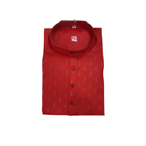 Mens Red Color Kurtas