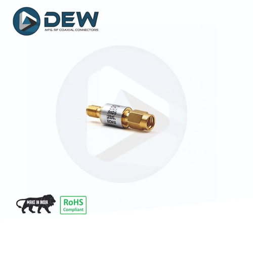 Ssma Fixed Attenuator - Color: Golden