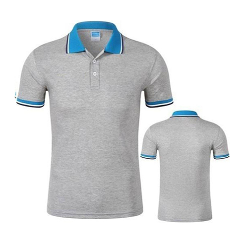Mens Collar Poly Cotton T-Shirt - Age Group: Adult