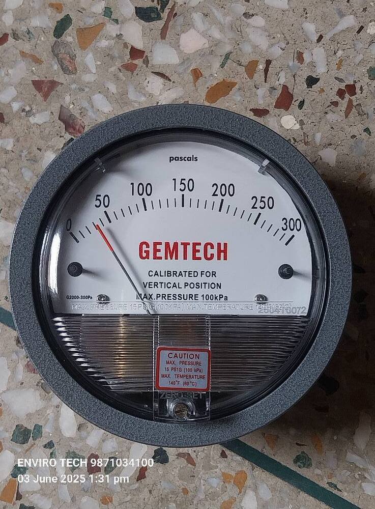 GEMTECH Differential Pressure Gauge Wholesaler From Jobner Rajasthan