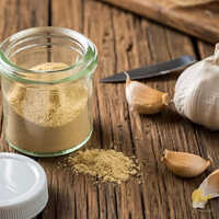 Dry Garlic Masala Powder - Color: Brown