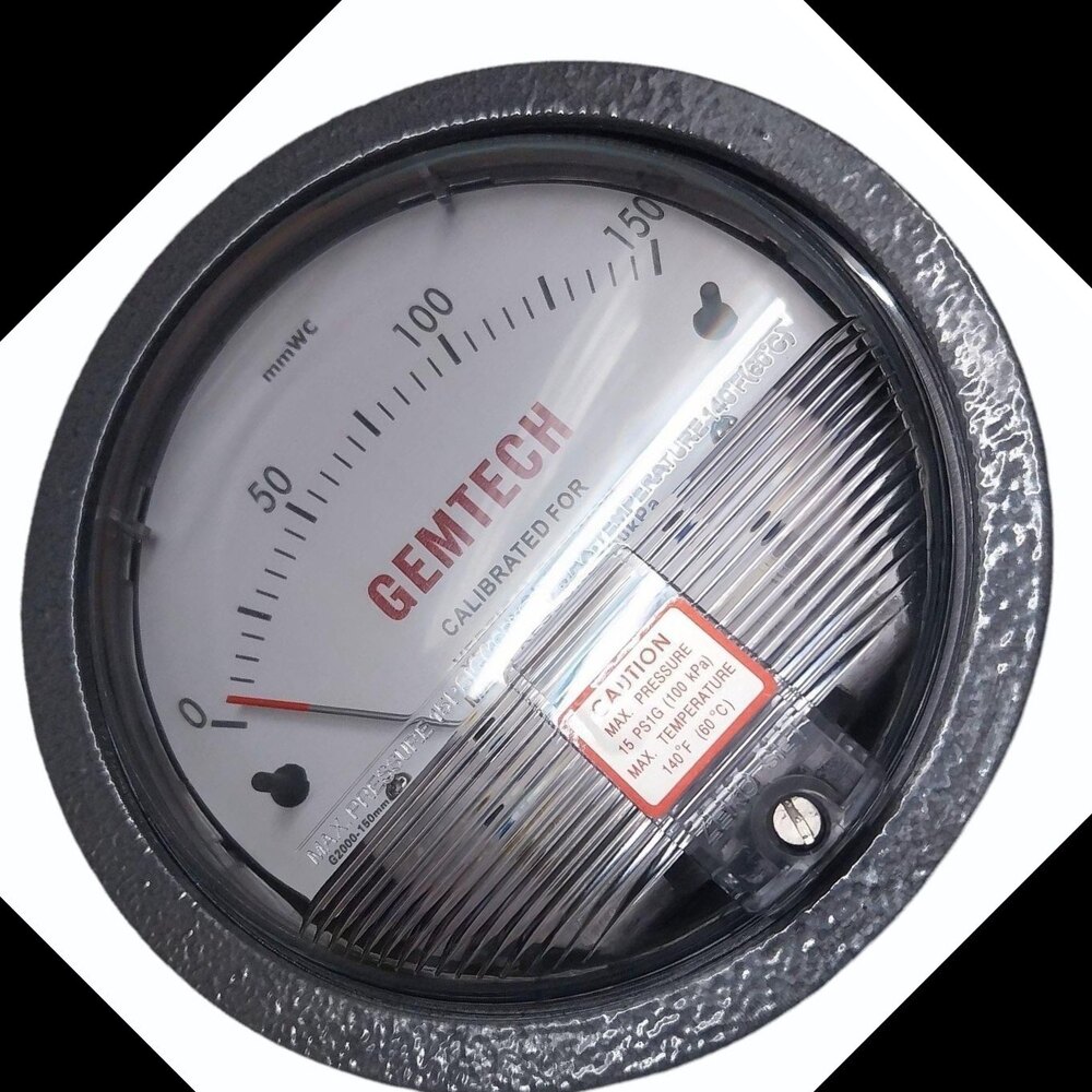 Gemtech Differential Pressure Gauge Wholesaler From Pali Chhattisgarh