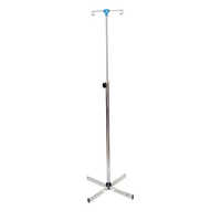 Prime Surgicals I V Saline Stand, Model Name-Number PS-IVCHROME2, 7 Feet