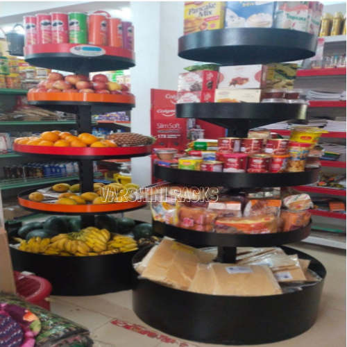 Round Display Racks - Capacity: 100 Kg