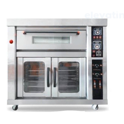 Electric - Gas Baking Oven 1D2T with 10 Trays Proofer