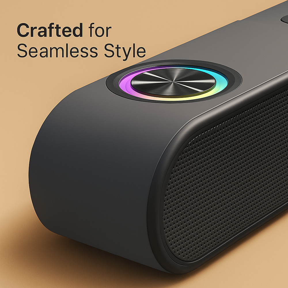 Bluetooth Soundbar - Color: Black