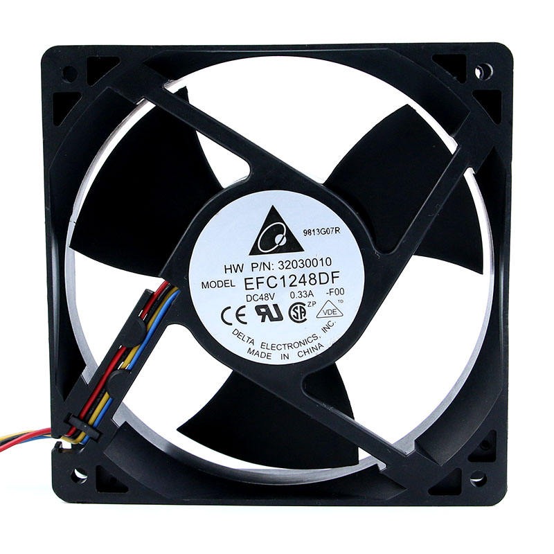 Delta EFC1248DF DC48V 0.33A 120*120*32MM 12032 12CM Original Double Ball Bearing 4-wire PWM Switch Cooling Fan