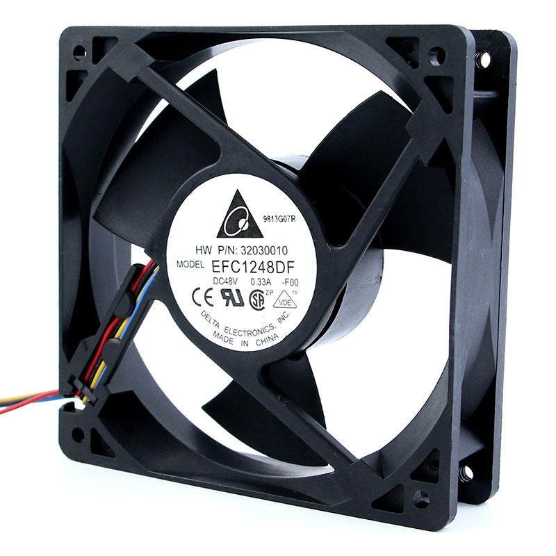 Delta EFC1248DF DC48V 0.33A 120*120*32MM 12032 12CM Original Double Ball Bearing 4-wire PWM Switch Cooling Fan