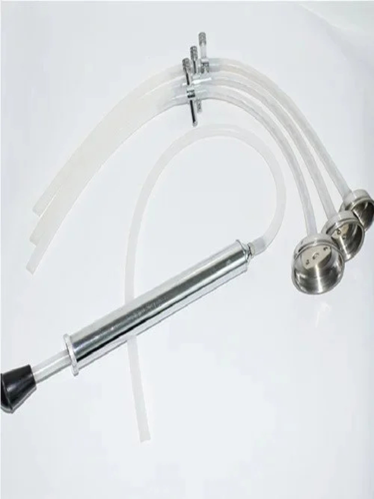 VACUUM METAL CUP WITH SILICONE TUBE