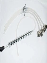 VACUUM METAL CUP WITH SILICONE TUBE