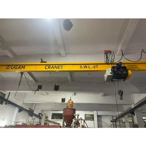2 Ton Single Girder Eot Crane - Color: Yellow