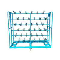 Mild Steel Bobbin Trolley - Color: Blue