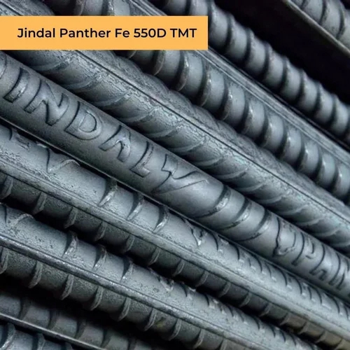 जिंदल पैंथर Fe 550D TMT स्टील बार्स
