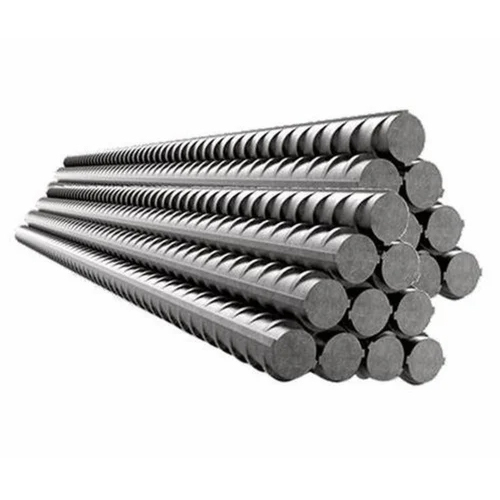 10Mm Mild Steel Tmt Bar - Color: Grey