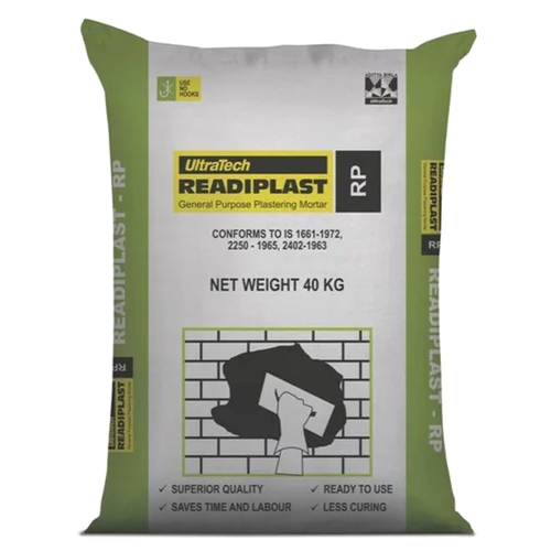 40Kg Ultratech Rp Readiplast Plastering Chemical - Feature: Moisture-Absorbing