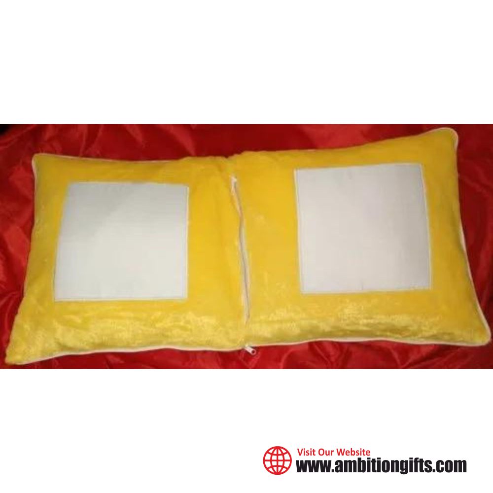 Smiley Square Couple Cushion