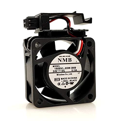 Nmb Mat 1608vl-05w-b69 24v 0.13a Cnc Machine Tools Fanuc Cooling Fan - Color: Black