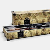 Aluminium Double Gun Case - Color: Multi Colour