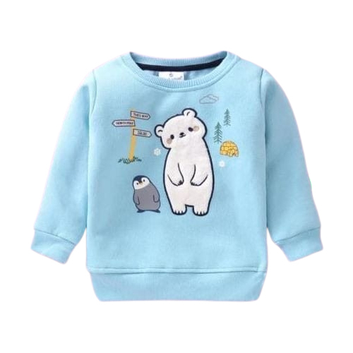 Baby Blue Sweatshirts - Feature: High Quality