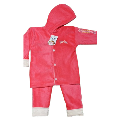 Baby Hooded Sweatshirt - Color: Pink