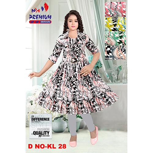 KL28 Fancy Kids Party Wear Frock