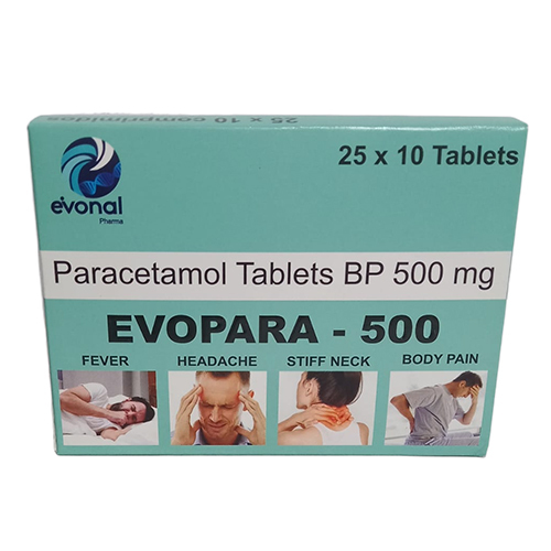Paracetamol Tablet Box - Color: Multicolor