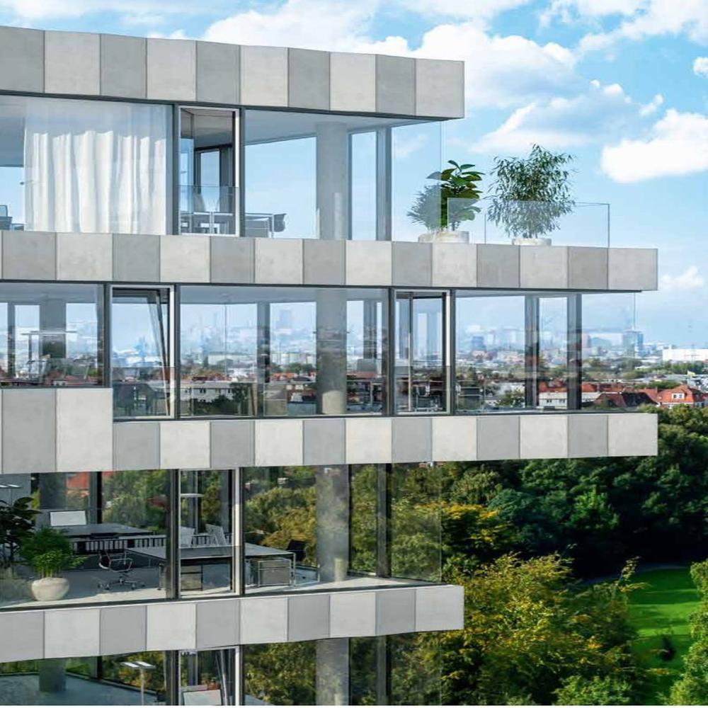 Schuco Alloy Steel Facade Screen - Glass Thickness: 10-20 Millimeter (Mm)