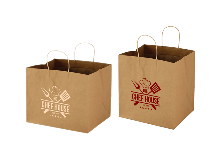 Take Out Paper Bag - Color: Brown