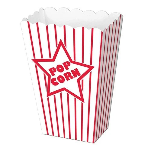 Popcorn And French Fries Box - Finishing: Matte Lamination
