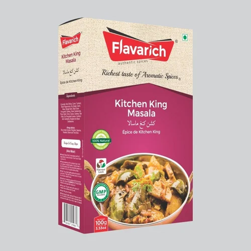 Spice Masala Packaging Box - Load Capacity: 500 Gram (G)