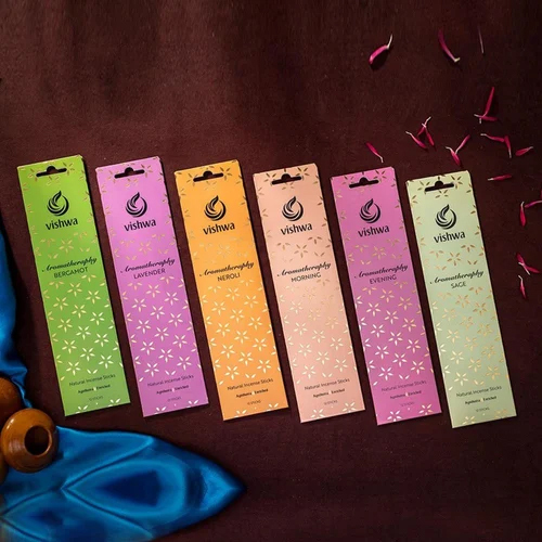 अगरबत्ती प्रिंटेड पैकेजिंग बॉक्स