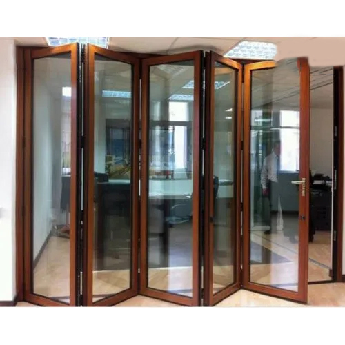 Glass Folding Door For Home - Frame Material: Aluminum Alloy