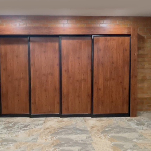 Telescopic Sliding Glass Door - Application: Interior