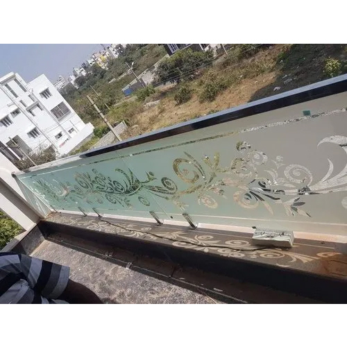 Ss Handrail With Glass - Feature: Easily Assembled
