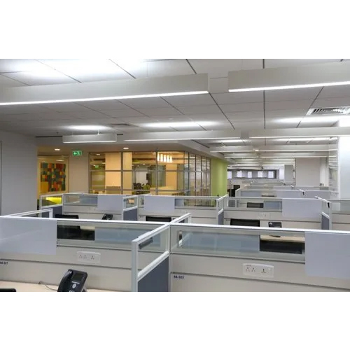 Grid False Ceiling - Color: White