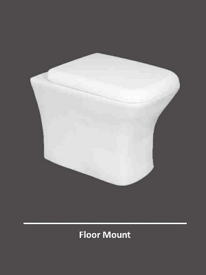 Floor Mounted Ceramic Western Toilet Commode